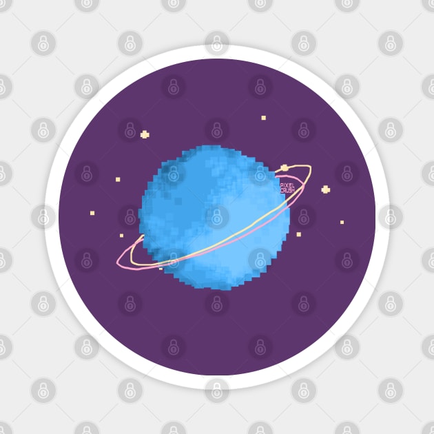 SUPER PLANET Magnet by pixelcrush